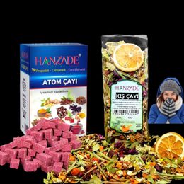 Hanzade Bitkisel 200 gr Kış Çayı + 150 gr Atom Çayı