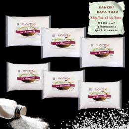 Hanzade Bitkisel 3 kg Toz + 3 kg Tane 84 Mineralli Doğal Çankırı Kristal Kaya Tuzu