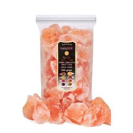 Hanzade Bitkisel 500 gr Pembe Şeffaf Berrak Halit Tuz Sole Tuzu