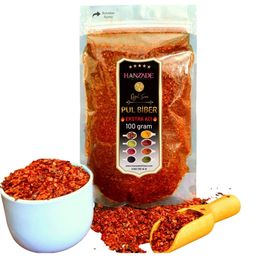Hanzade Bitkisel Ekstra 100 gr Çok Acı Pul Biber