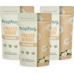 HapHug 3x30 gr Dondurularak Kurutulmuş Muz