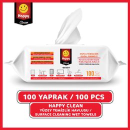 Happy Clean 100'lü Yüzey Temizleme Havlusu