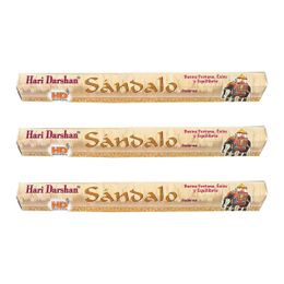 Hari Darshan 3x20'li Sandalo Sandal Ağacı Kokusu Çubuk Tütsü