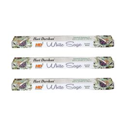 Hari Darshan 3x20'li White Sage Çiçek Çubuk Tütsü