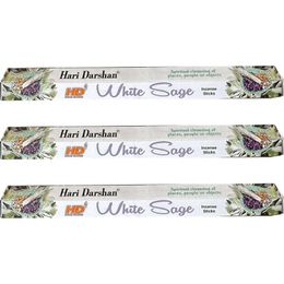 Hari Darshan 3x20'li White Sage Çiçek Çubuk Tütsü