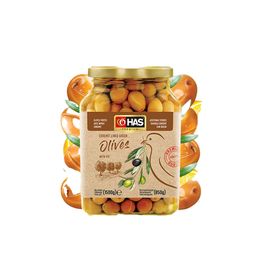 Has Premium 1.6 kg Edremit Çizik Yeşil Zeytin
