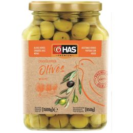 Has Premium 1.6 kg Kırma Yeşil Zeytin