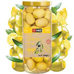 Has Premium 500 cc Limon Dolgulu Yeşil Zeytin