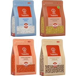 Hasata 4x1 kg Pirinç + Mercimek + Bulgur + Nohut