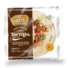 Hastel 10x650 gr 2 Paket Tortilla Lavaş