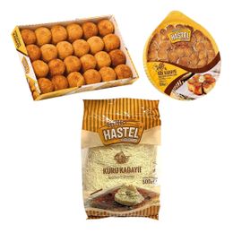 Hastel 3'lü Kadayıf Tatlı Seti
