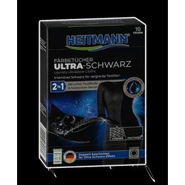 Heitmann 10'lu 2'si 1 Arada Ultra Siyah Renk Koruyucu Boyama Mendilleri