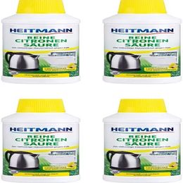 Heitmann 4x500 ml Pure Bio Saf Limon Asidi Banyo ve Mutfak İçin Kireç Çözücü ve Yüzey Temizleyici Sıvı