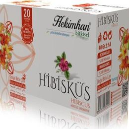 Hekimhan 20'li Doğal Süzen Poşet Hibiskus Çayı
