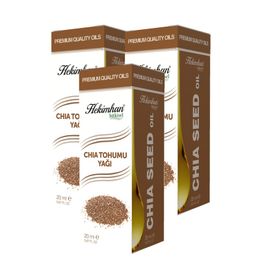 Hekimhan 3x20 ml Bitkisel Chia Tohumu Yağı