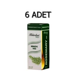 Hekimhan Bitkisel 6x20 ml Biberiye Yağı