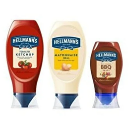Hellmann's 285 gr Barbekü Sos + 480 gr Ketçap + 395 gr Mayonez