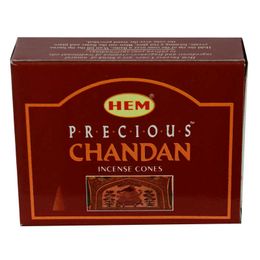 Hem Chandan Değerli Mistik Kokulu 10 Precious Chandan Konik Tütsü