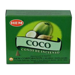 Hem Hindistan Cevizi Kokulu 10 Coconut Konik Tütsü