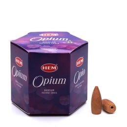 Hem Opium Afyon Aromalı 40 Adet Geri Akışlı Şelale Tütsü