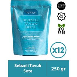 Henien 12x250 gr Hazır Sebzeli Tavuk Sote