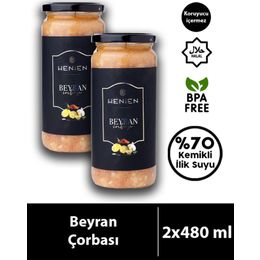Henıen 2x480 ml Hazır Beyran Çorbası