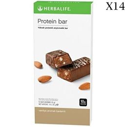 Herbalife Protein Bar Vanilya Aromalı Bademli 14 Adet