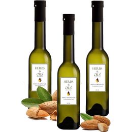 Herbs & Oils 3x250 ml Soğuk Sıkım Tatlı Badem Yağı