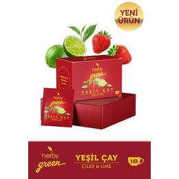 Herby 18'li Çilek ve Lime Yeşil Çay