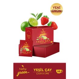Herby 18'li Çilek ve Lime Yeşil Çay