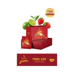 Herby 18'li Çilek ve Lime Yeşil Çay