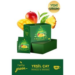 Herby 18'li Mango ve Ananas Yeşil Çay