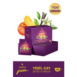 Herby 18'li Şeftali ve Vanilya Yeşil Çay