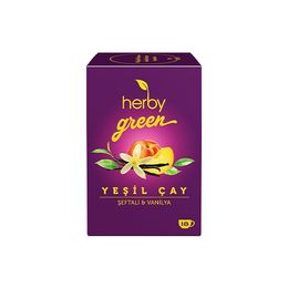 Herby 18'li Şeftali ve Vanilya Yeşil Çay
