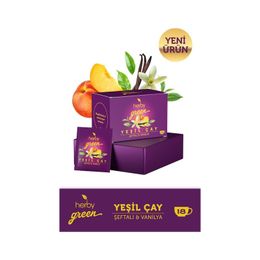 Herby 18'li Şeftali ve Vanilya Yeşil Çay