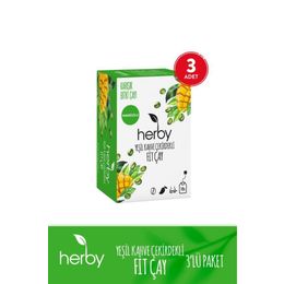 Herby 3'lü Yeşil Kahve Çekirdekli Fit Çay