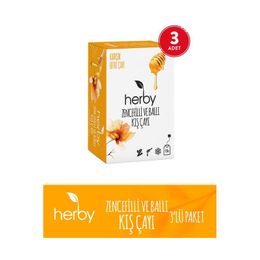 Herby 3'lü Zencefil Ballı Kış Çayı