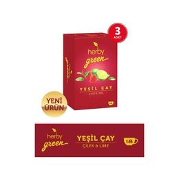 Herby 3x18'li Çilek ve Lime Yeşil Çay