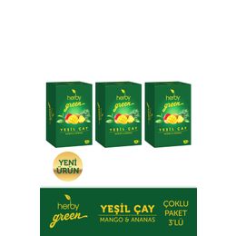 Herby 3x18'li Mango ve Ananas Yeşil Çay
