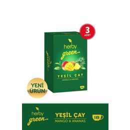 Herby 3x18'li Mango ve Ananas Yeşil Çay
