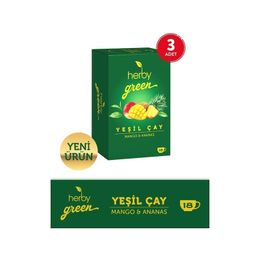 Herby 3x18'li Mango ve Ananas Yeşil Çay