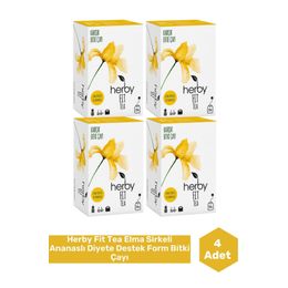 Herby Fit 20'li Tea Elma Sirkeli Ananaslı Form Bitki Çayı