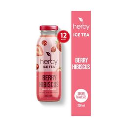 Herby Şeker İlavesiz 250 ml Berry Hibiscus Soğuk Çay
