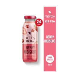 Herby Şeker İlavesiz 250 ml Berry Hibiscus Soğuk Çay