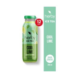 Herby Şeker İlavesiz 250 ml Cool Lime Soğuk Çay