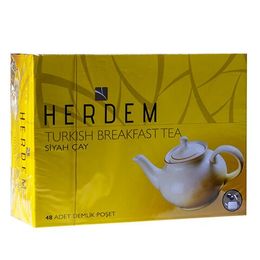 Herdem 48'li 3,2 gr Demlik Poşet Siyah Çay