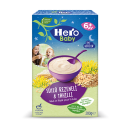 Hero Baby 200 gr 8 Tahıllı Sütlü Rezeneli Kaşık Maması