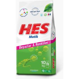 Hes Matik Beyazlar ve Renkliler 10 kg Çamaşır Deterjanı
