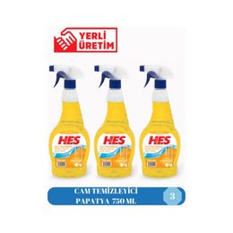 Hes Papatya 3x750 ml Cam Temizleyici