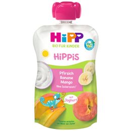 Hipp 100 gr Organik Mangolu Yoğurtlu Muzlu Şeftali Püresi
